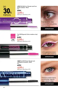 Oriflame Katalog - Pregled kataloga iz trgovine Oriflame, vrijedi od 05.08.2026 | Stranica: 40 | Proizvodi: Maskara