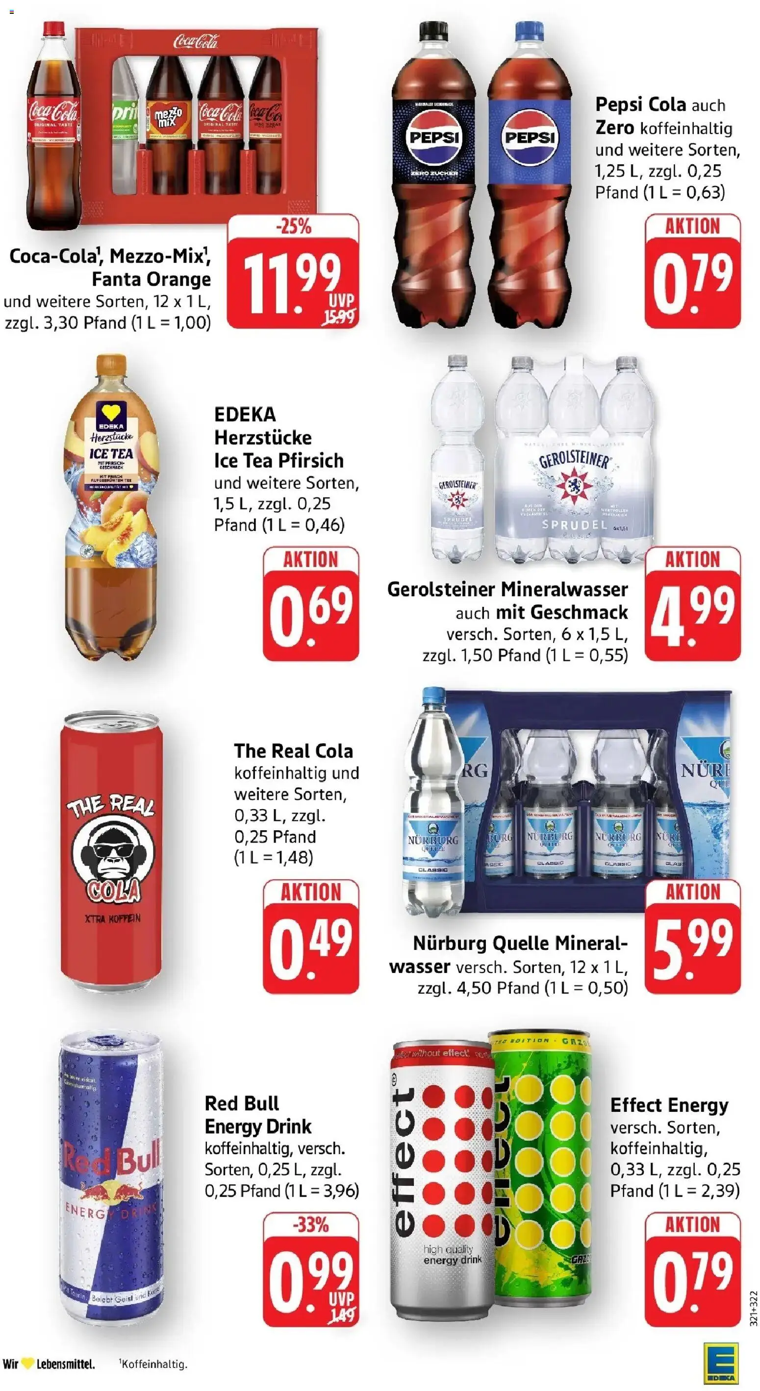 Edeka Prospekt Jünkerath (ab 31.08.2026) » Angebote Online | Seite: 32 | Produkte: Cola, Zucker, Pepsi, Gerolsteiner