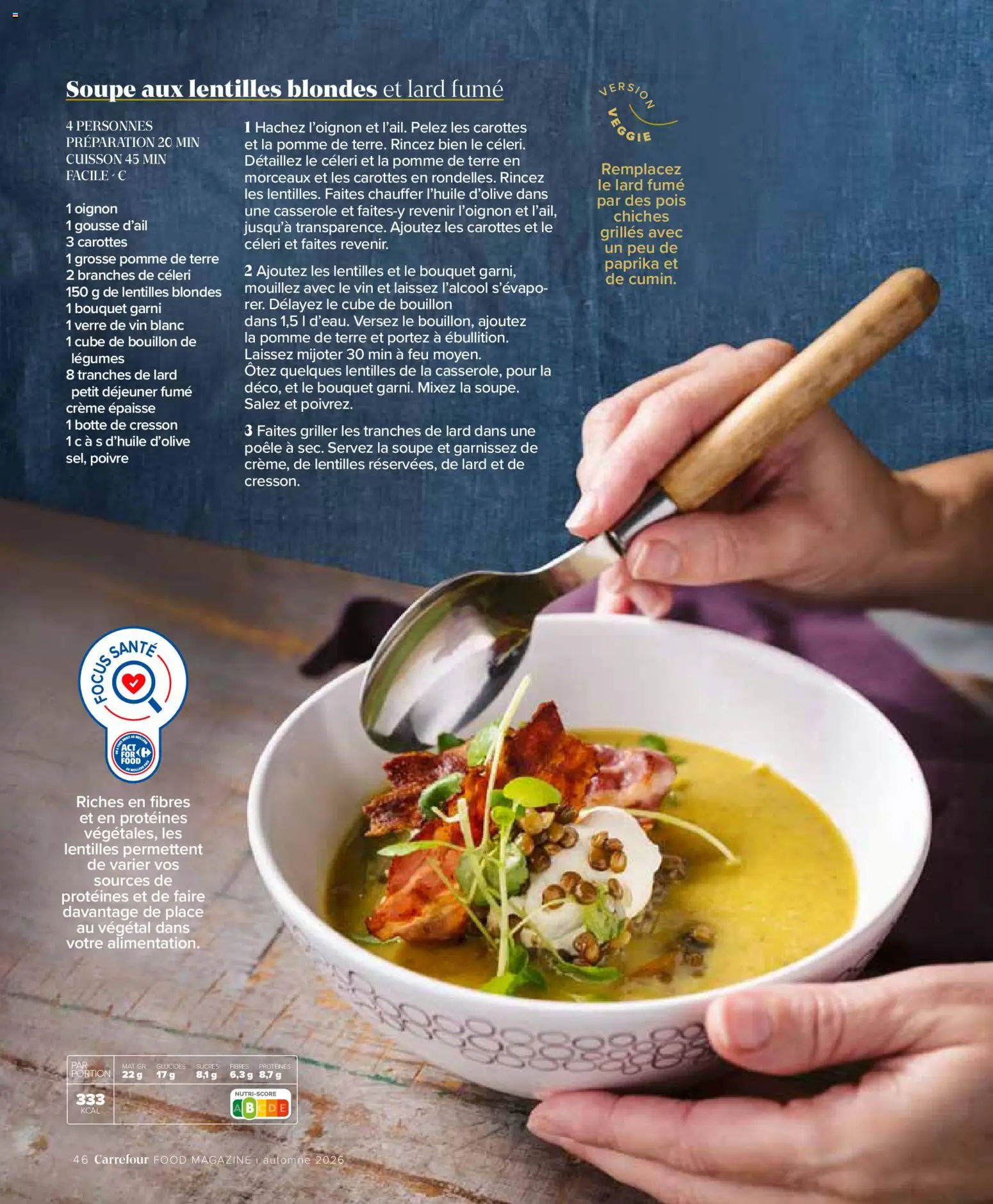 {H1} | Pagina: 46 | Producten: Paprika, Bouillon, La, Crème