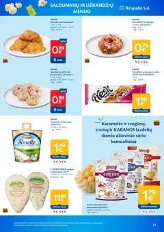 MAXIMA leidinys galioja nuo 2026.09.01 | Puslapis: 31 | Prekių: Varškės sūris, Sumuštinis, Sūris, Pica