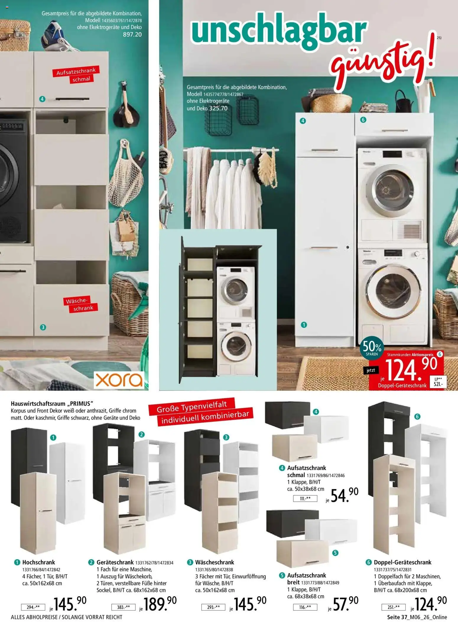 Zurbrüggen - Zurbrüggen: Unschlagbar günstig – gültig ab 01.05.2026 | Seite: 37 | Produkte: Schrank, Hochschrank