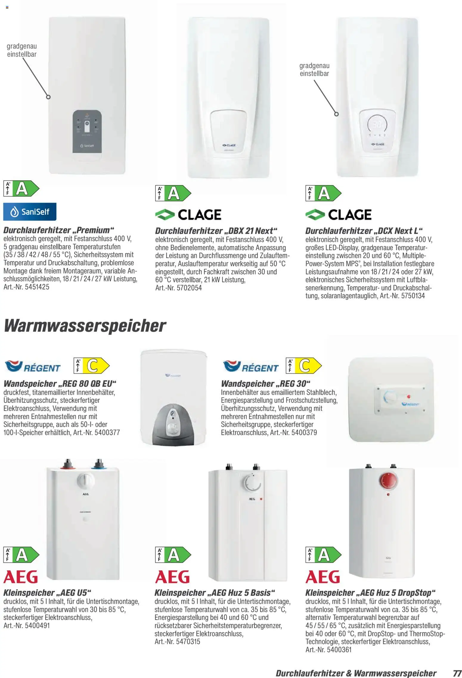 Toom Baumarkt Bad, Sanitär & Zubehör 2026 – gültig ab 01.01.2026 | Seite: 77