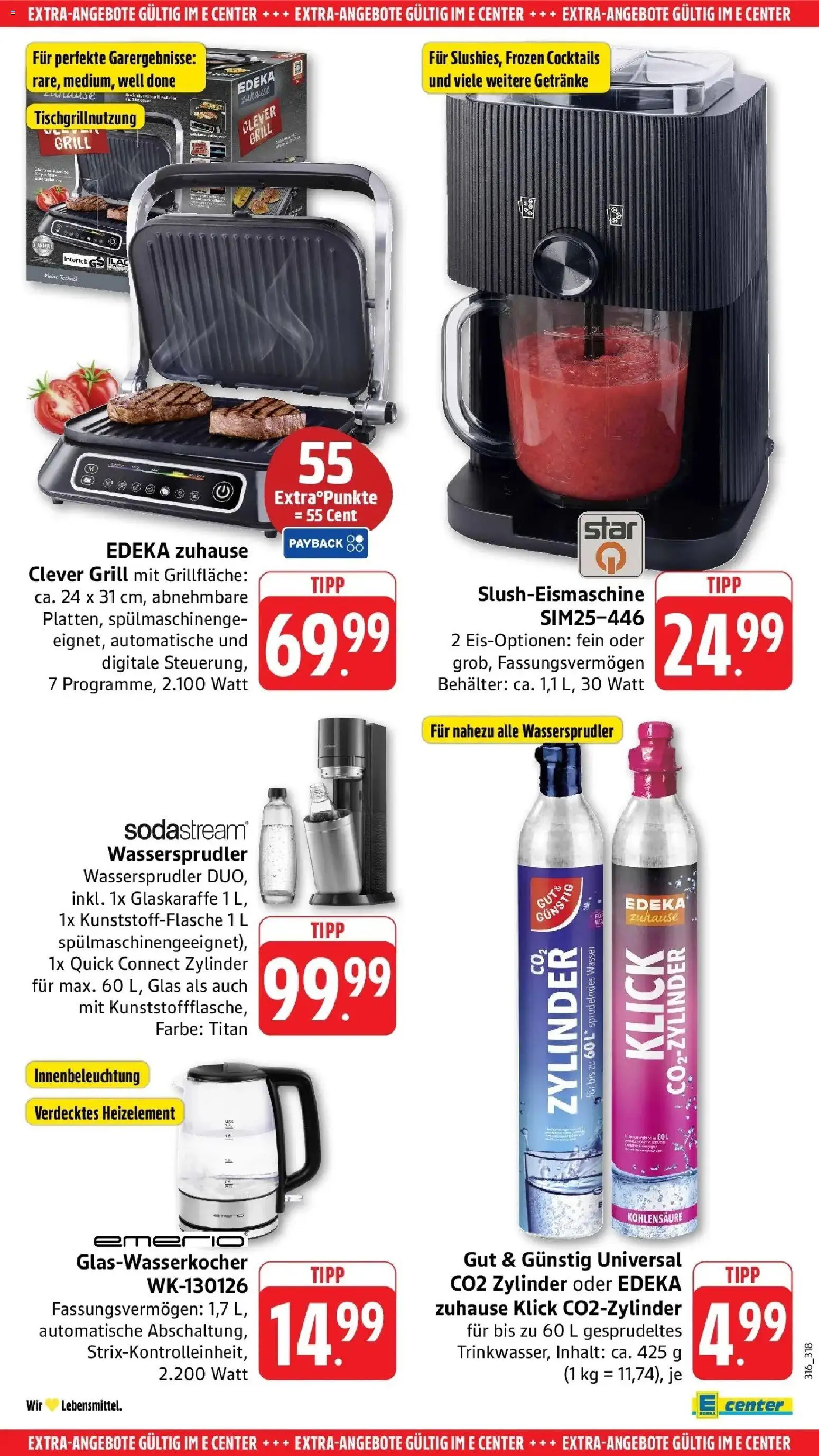 Edeka Prospekt Ulm-Lehr – gültig ab 01.06.2026 | Seite: 48 | Produkte: Grill, Wasser