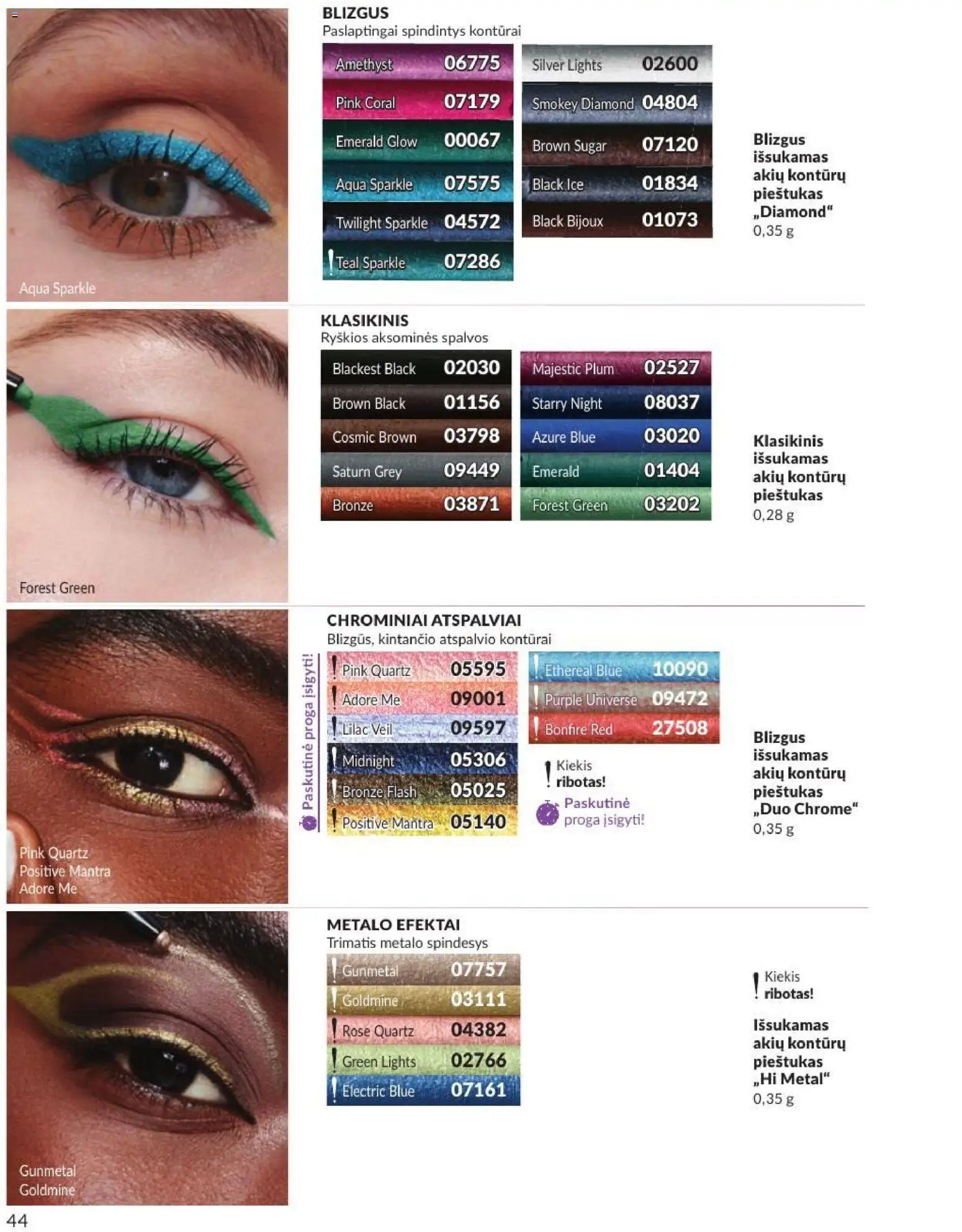 AVON akcijos nuo 2026.07.01 | Puslapis: 44