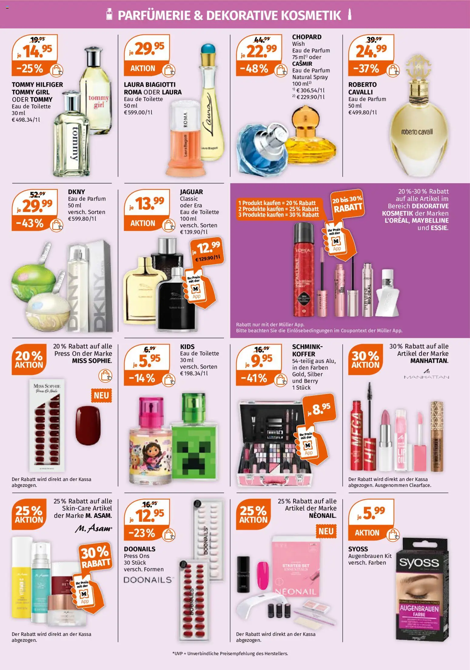 Müller Unsere Spätsommer Must-haves! gültig ab 31.08.2026 | Seite: 3 | Produkte: Koffer, Toilette, Parfüm, Eau de Toilette