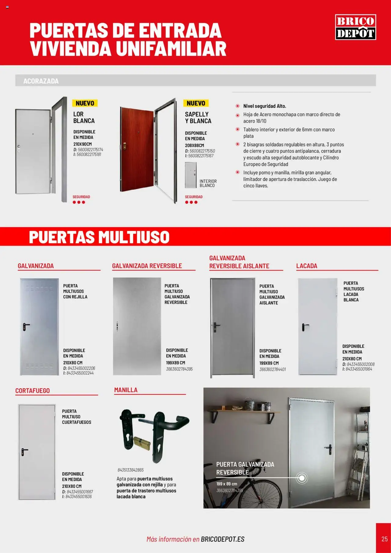 Brico Depôt Puertas y ventanas │ válido desde el 23.07.2025 | Página: 25 | Productos: Marco