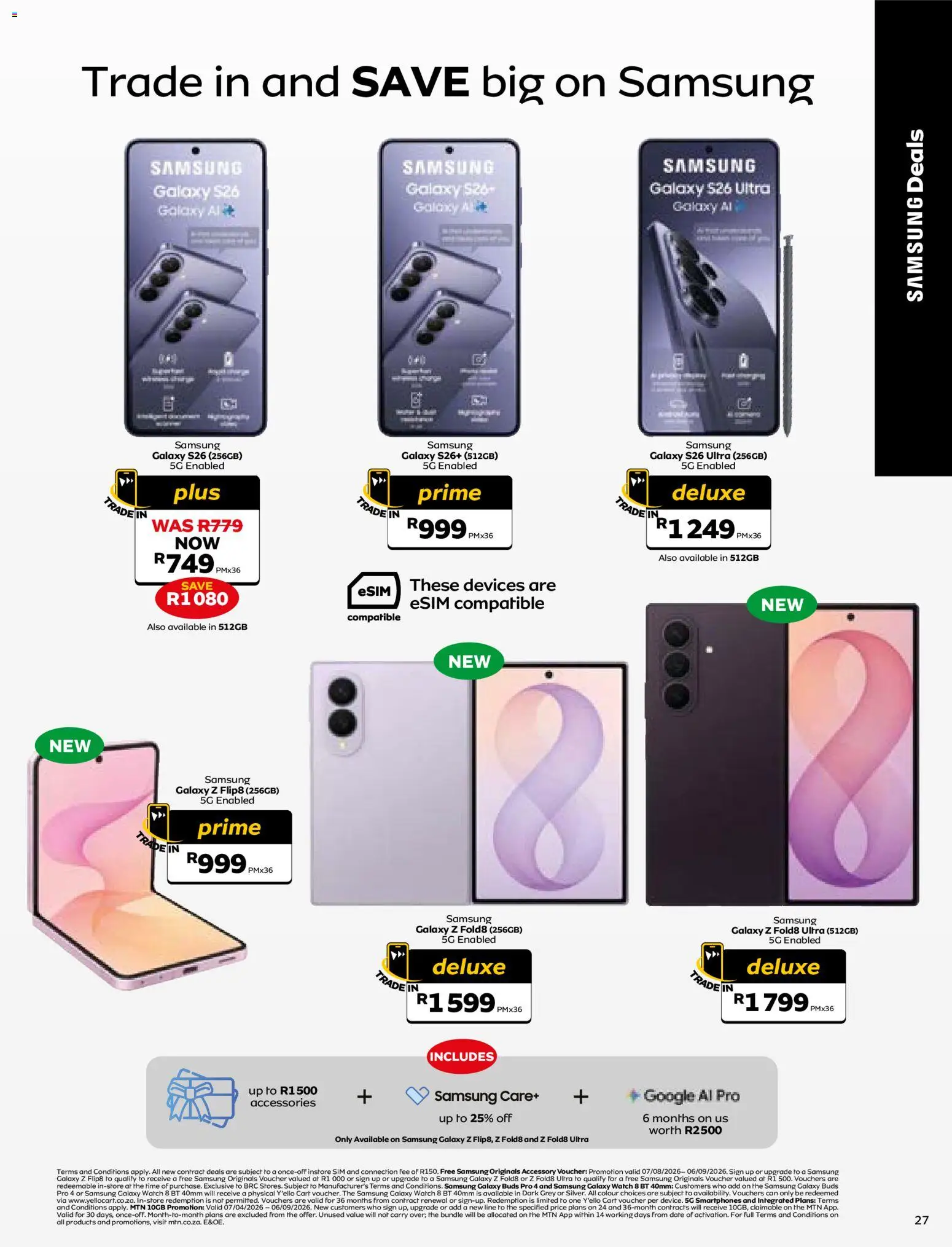 New MTN catalogue – valid from 07/08/2026 | Page: 27 | Products: Sim, Watch