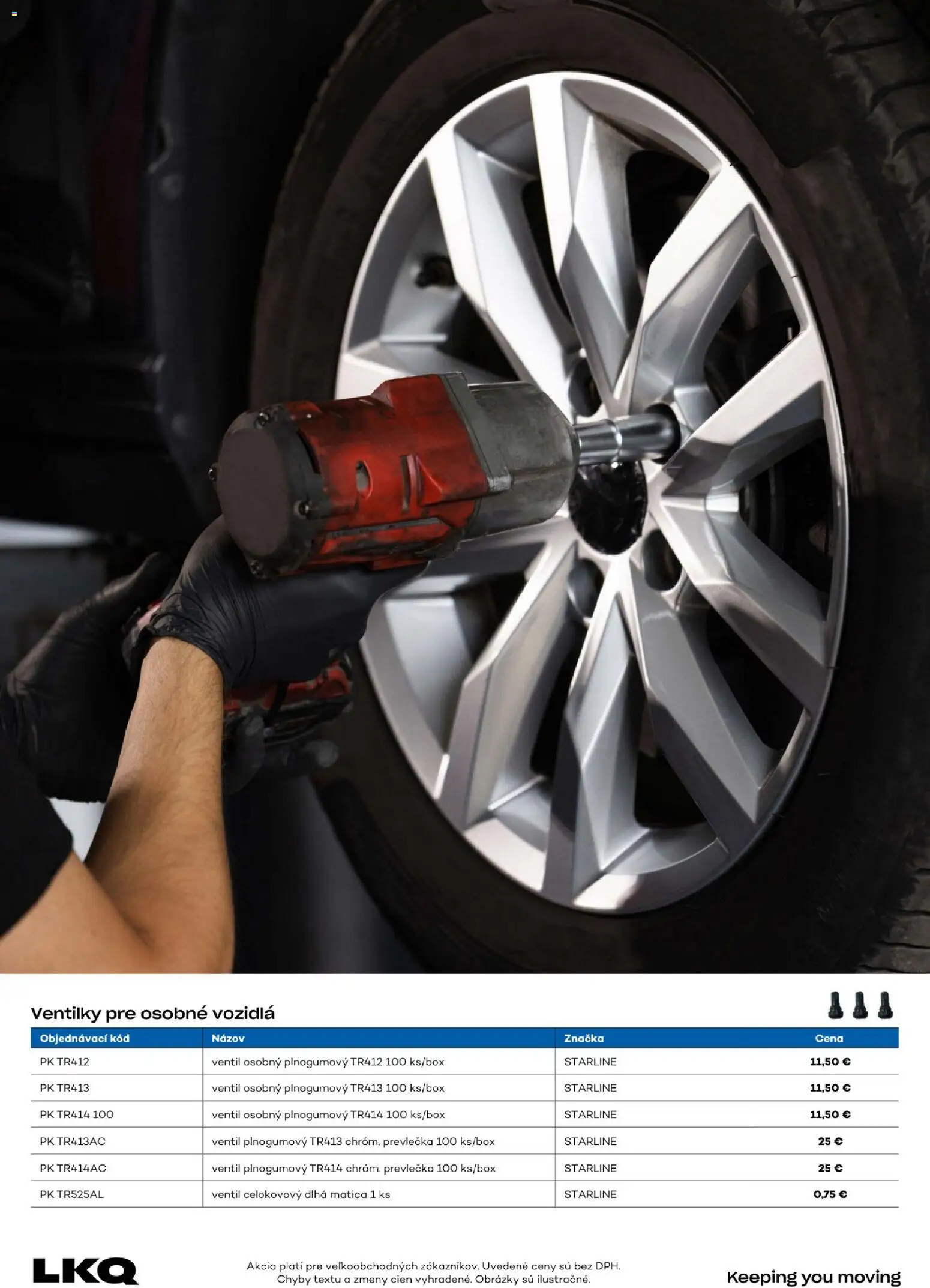 Nové Auto Kelly akcie – leták je platný od 07.09.2026 | Strana: 3 | Produkty: Ventil