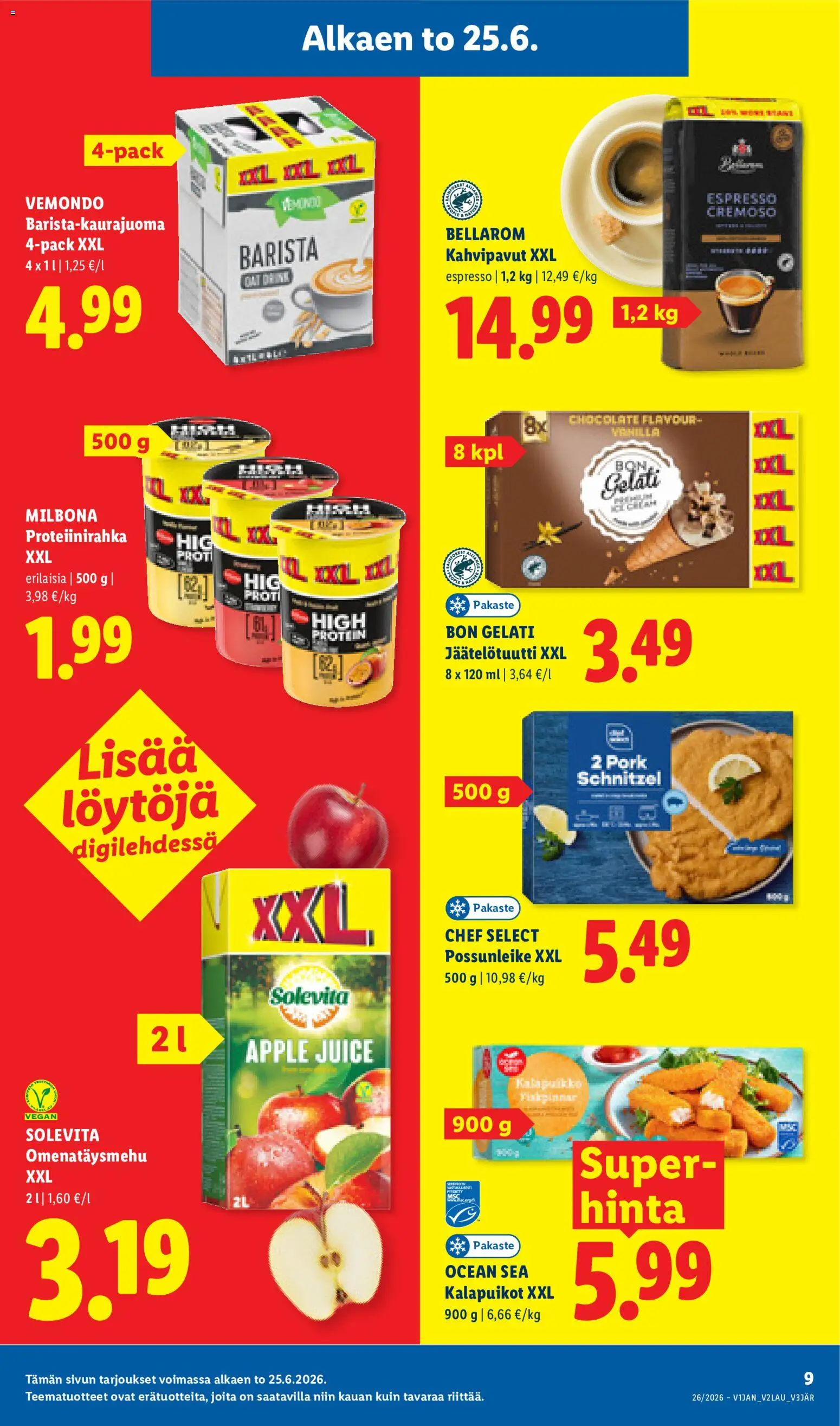 Lidl tarjoukset - Helsinki – voimassa 25/06/2026 alkaen | Sivu: 9