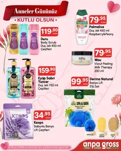 07.05.2026 tarihinden itibaren geçerli olan Anpa Gross kataloğu önizlemesi | Sayfa: 9 | Ürünler: Banyo, Duş, Peeling, Parfüm