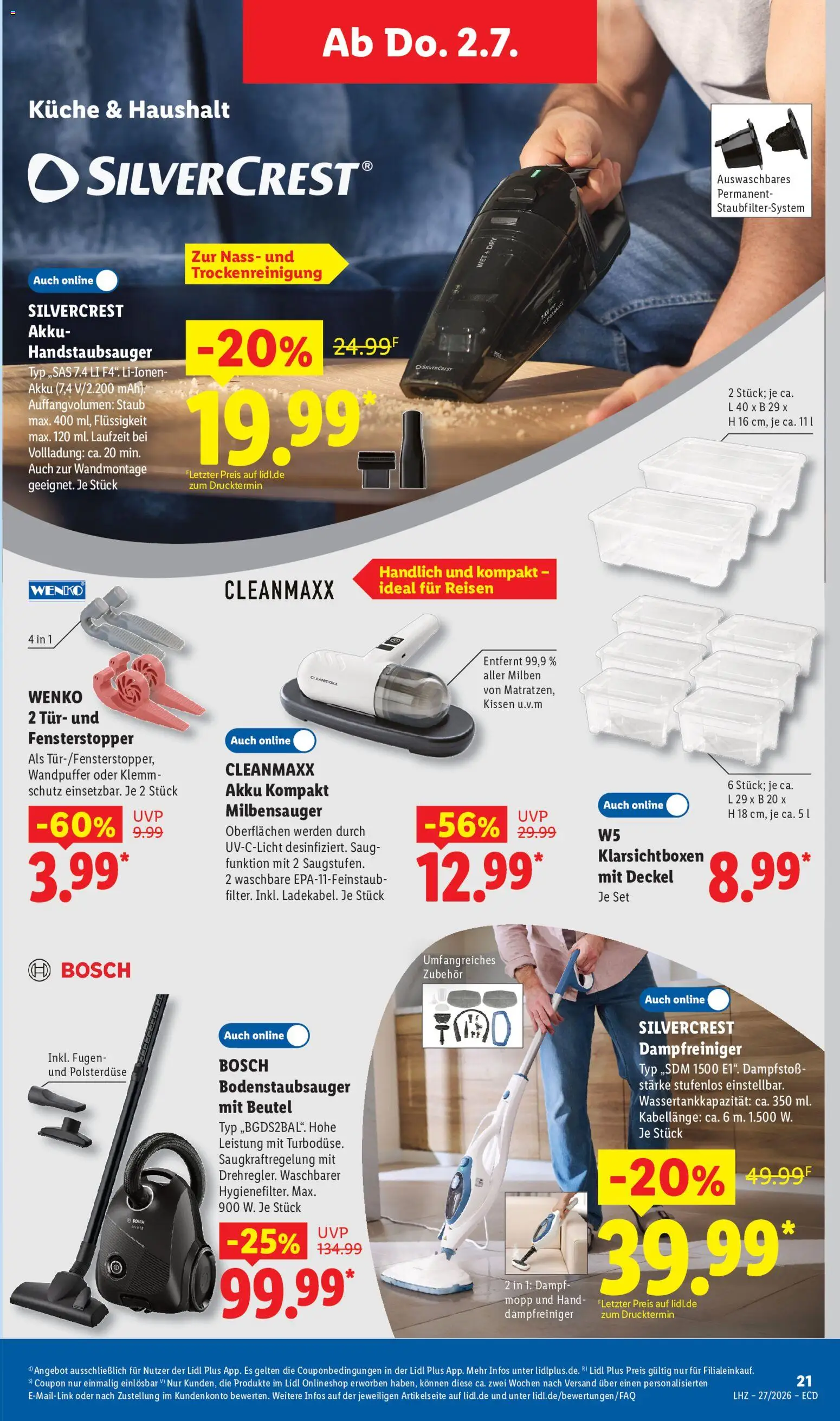 Lidl Prospekt – gültig ab 29.06.2026 | Seite: 17 | Produkte: Bosch, Kissen, Küche, Tür