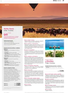 Vista previa Viajes El Corte Inglés Africa y Oriente Medio válido desde el 01/01/2026 | Página: 37