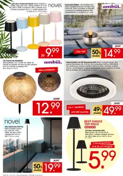 Zurbrüggen Sommer für Ihr Zuhause ab 02.06.2026 gültig | Seite: 6 | Produkte: Top, Ventilator, Solarleuchte