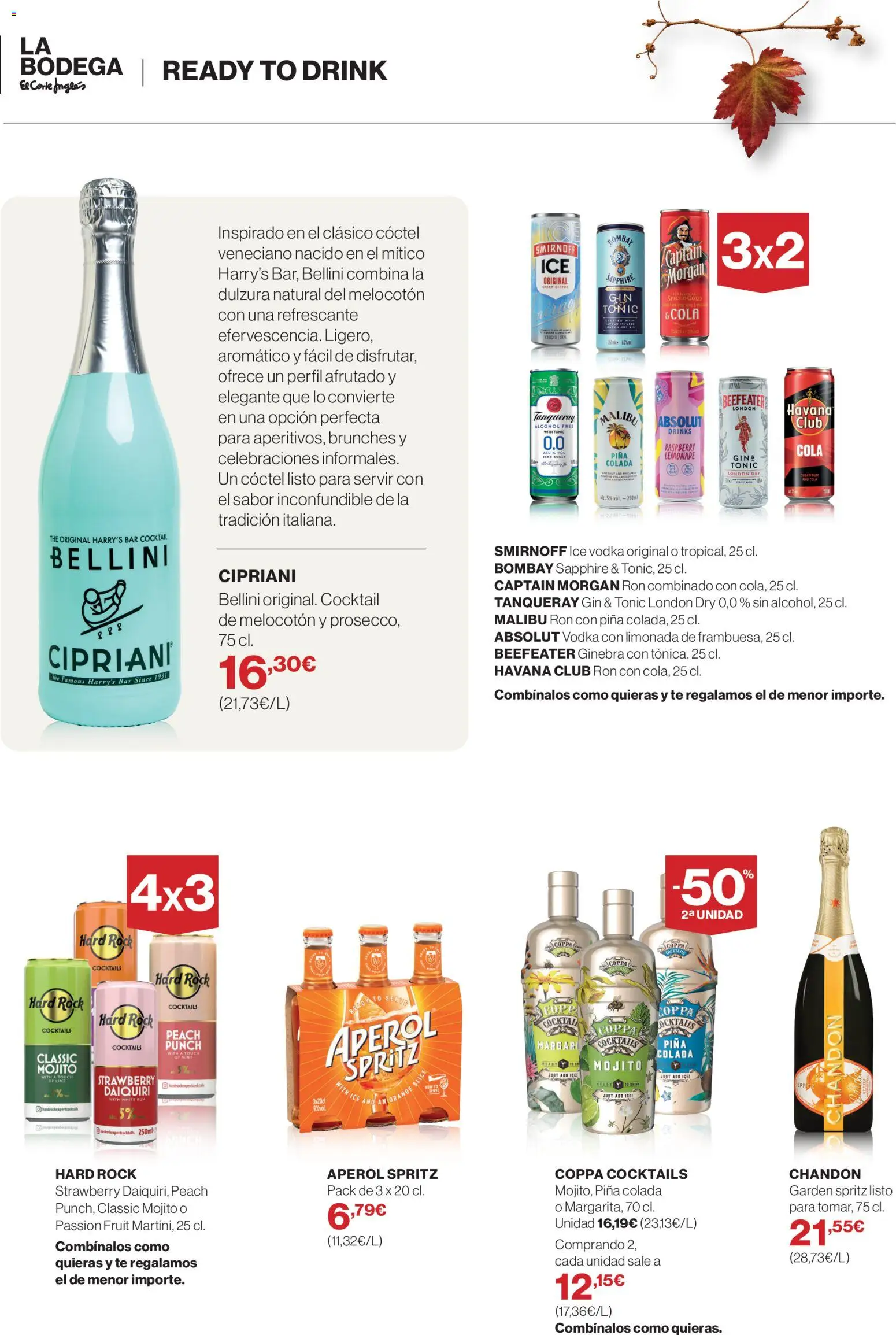 Supercor Canarias │ válido desde el 01/10/2026 | Página: 34 | Productos: Aperol, Aperol Spritz, Bombay Sapphire, Absolut Vodka