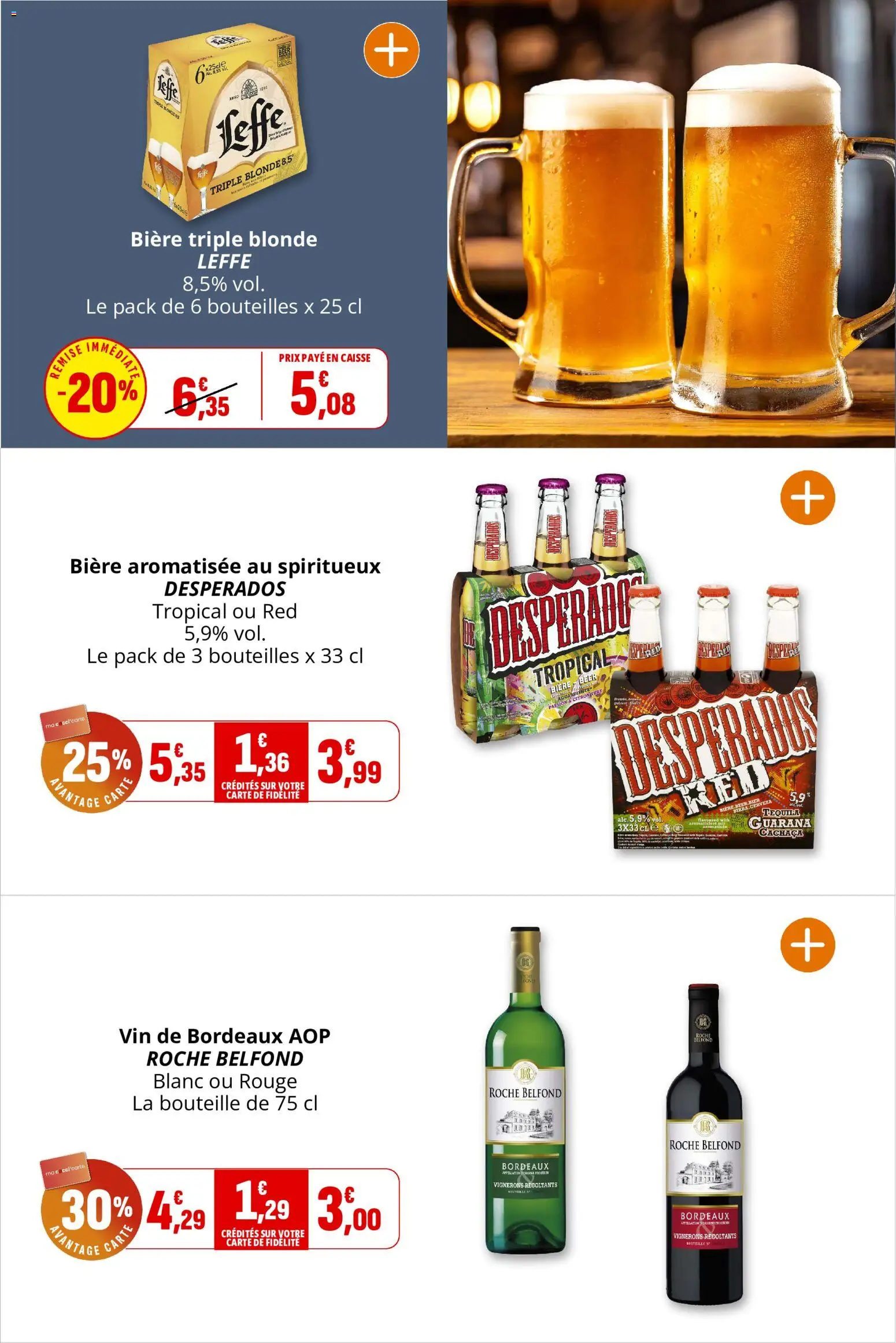 {H1} | Page: 34 | Produits: Leffe, Citron, Tequila, Bière aromatisée