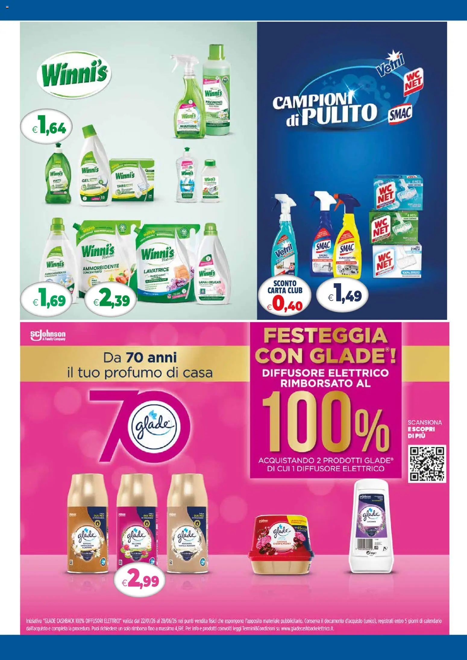 Volantino Galassia del 11/06/2026 | Pagina: 9 | Prodotti: Ammorbidente, Sgrassatore, Bagno, Profumo