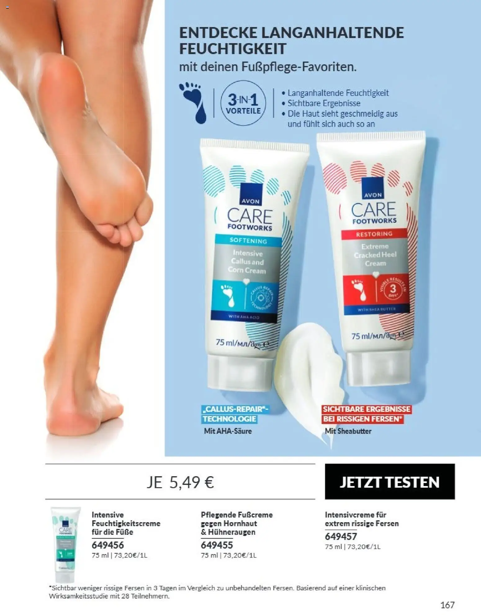 AVON Katalog September 2026 – gültig ab 01.09.2026 | Seite: 163 | Produkte: Butter, Fußcreme