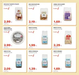 Anteprima del volantino Oasi volantino Prezzi Ribassati valido a partire dal 18.06.2026 | Pagina: 3 | Prodotti: Cereali, Zucca, Semi di zucca, Quinoa
