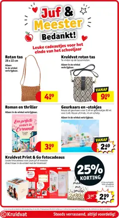 Kruidvat folder week 25 - Voorbeeld van een folder van Kruidvat, geldig van 16.06.2026 | Pagina: 73 | Producten: Vis, Tas, Ciseaux, Kan