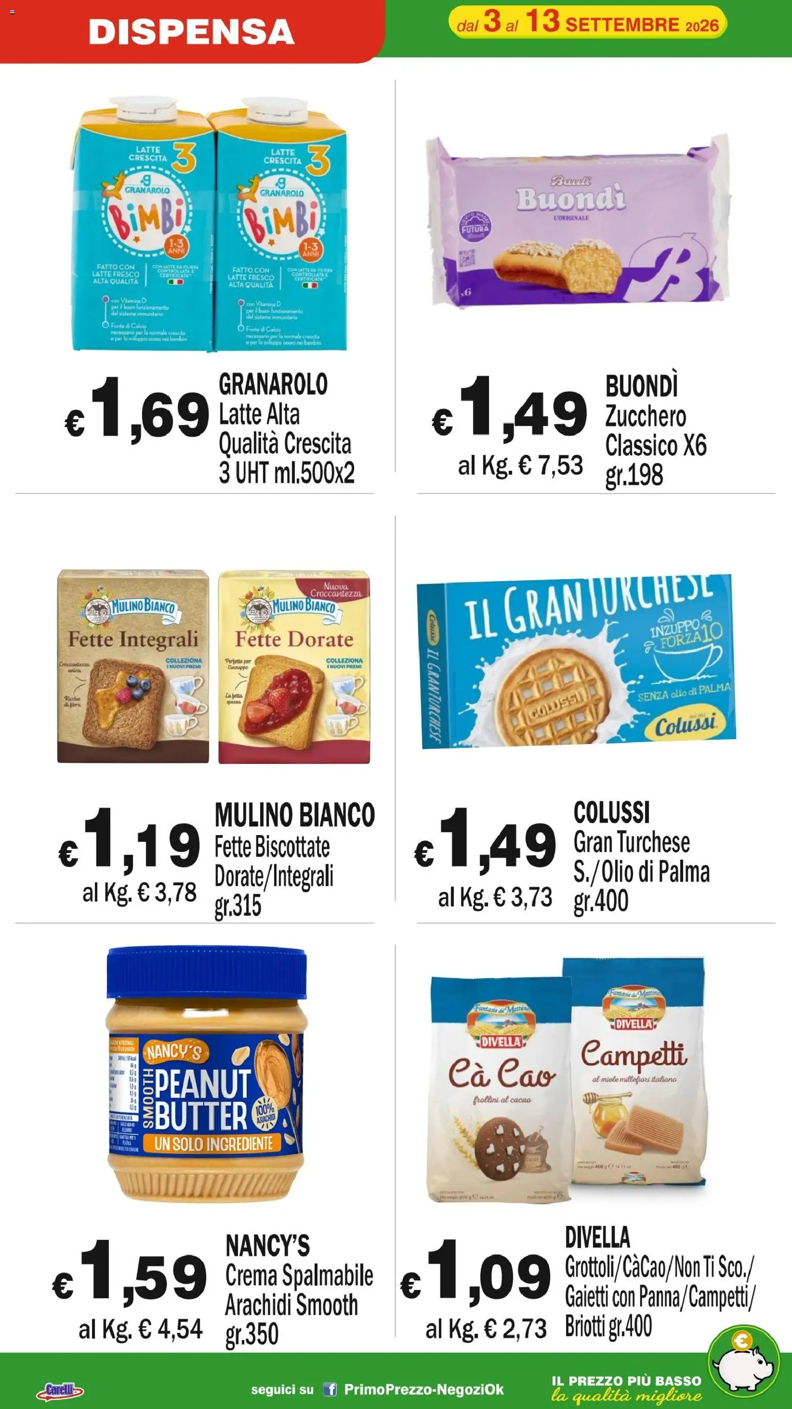 Volantino Primo Prezzo del 03/09/2026 | Pagina: 6