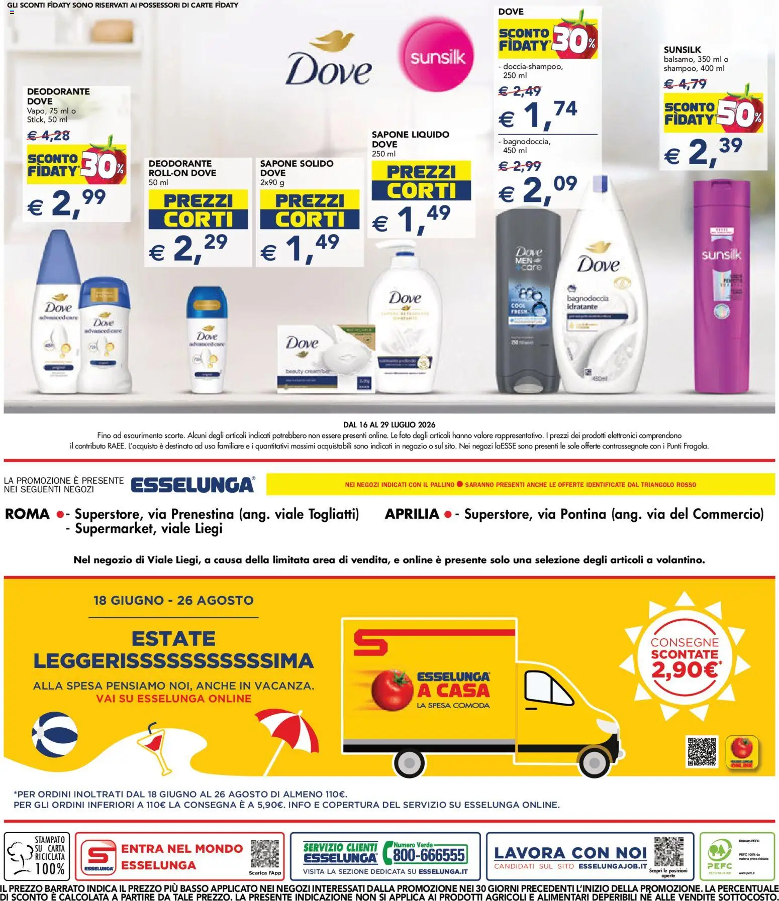 Volantino Esselunga S del 16/07/2026 | Pagina: 27 | Prodotti: Sapone, Deodorante
