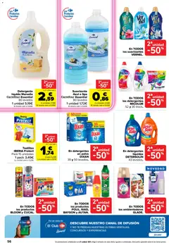 Vista previa Carrefour folleto válido desde el 10/09/2026 | Página: 60 | Productos: Polvo, Detergente, Detergente líquido, Suavizante