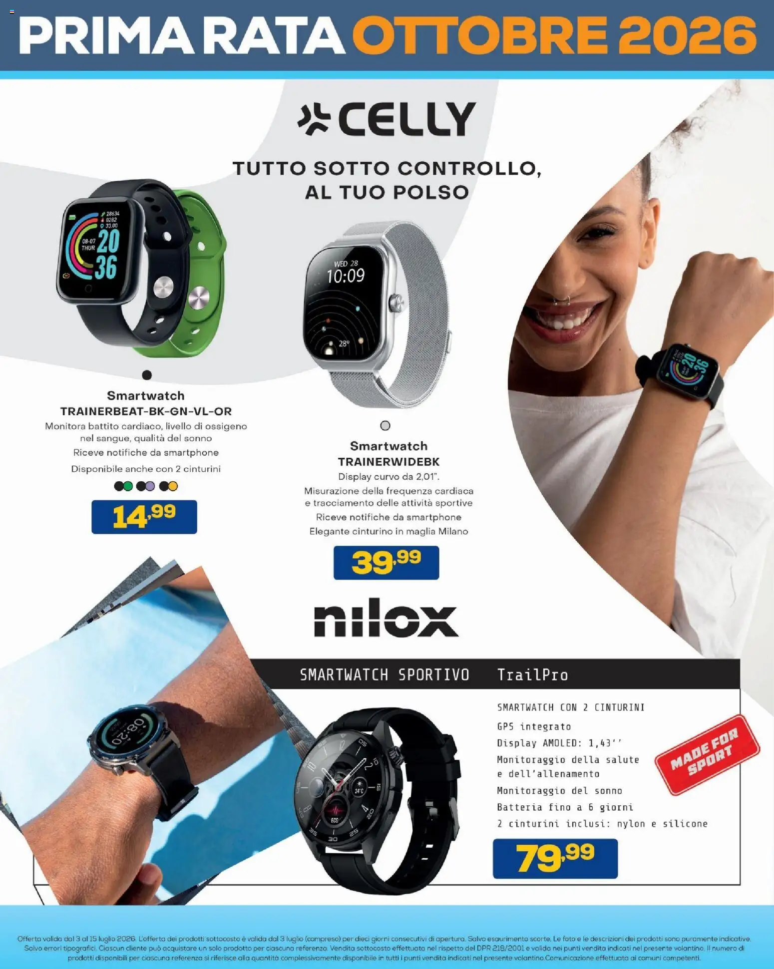 Volantino BRUNO del 03/07/2026 | Pagina: 38 | Prodotti: Smartphone, Silicone, Smartwatch, Batteria