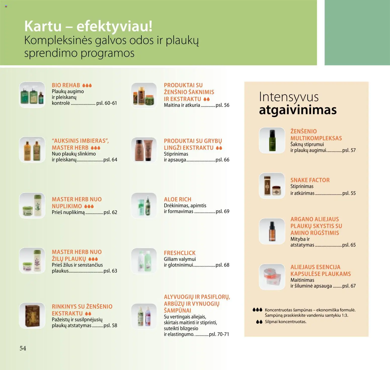 TianDe akcijos nuo 2026.02.10 | Puslapis: 54 | Prekių: Šampūnas