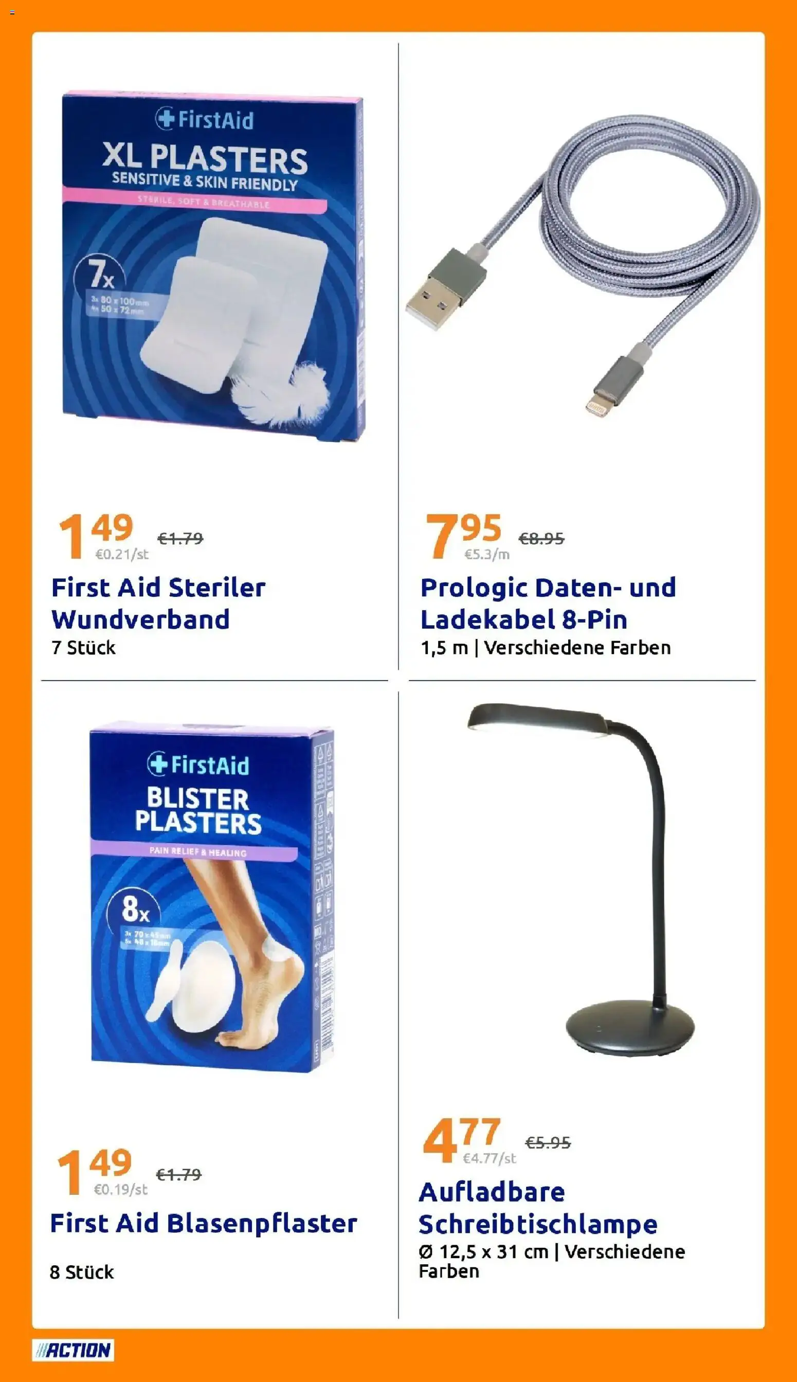 Action - Action: Kleine Preise, große Freude von 19.08.2026 - Aktuelle Angebote | Seite: 22 | Produkte: Schreibtischlampe
