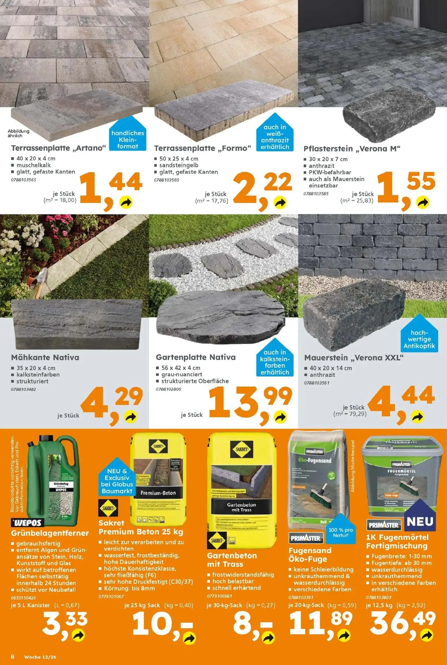 Globus Baumarkt Prospekt Saarlouis	 – gültig ab 16.03.2026 | Seite: 8