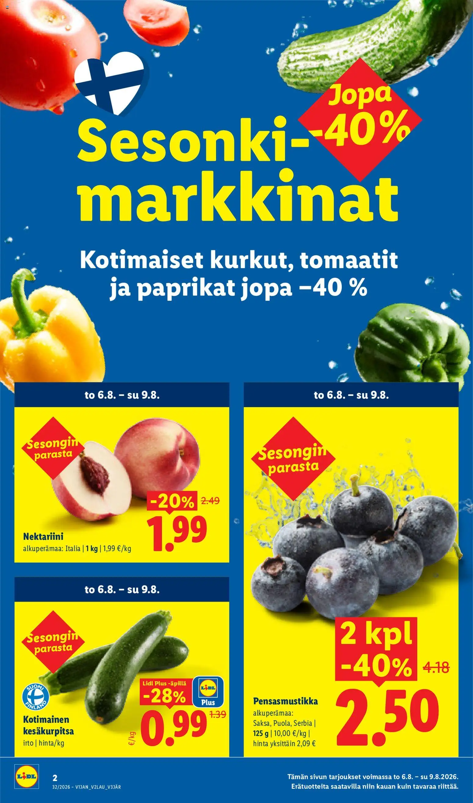 Lidl tarjoukset – voimassa 06/08/2026 alkaen | Sivu: 2