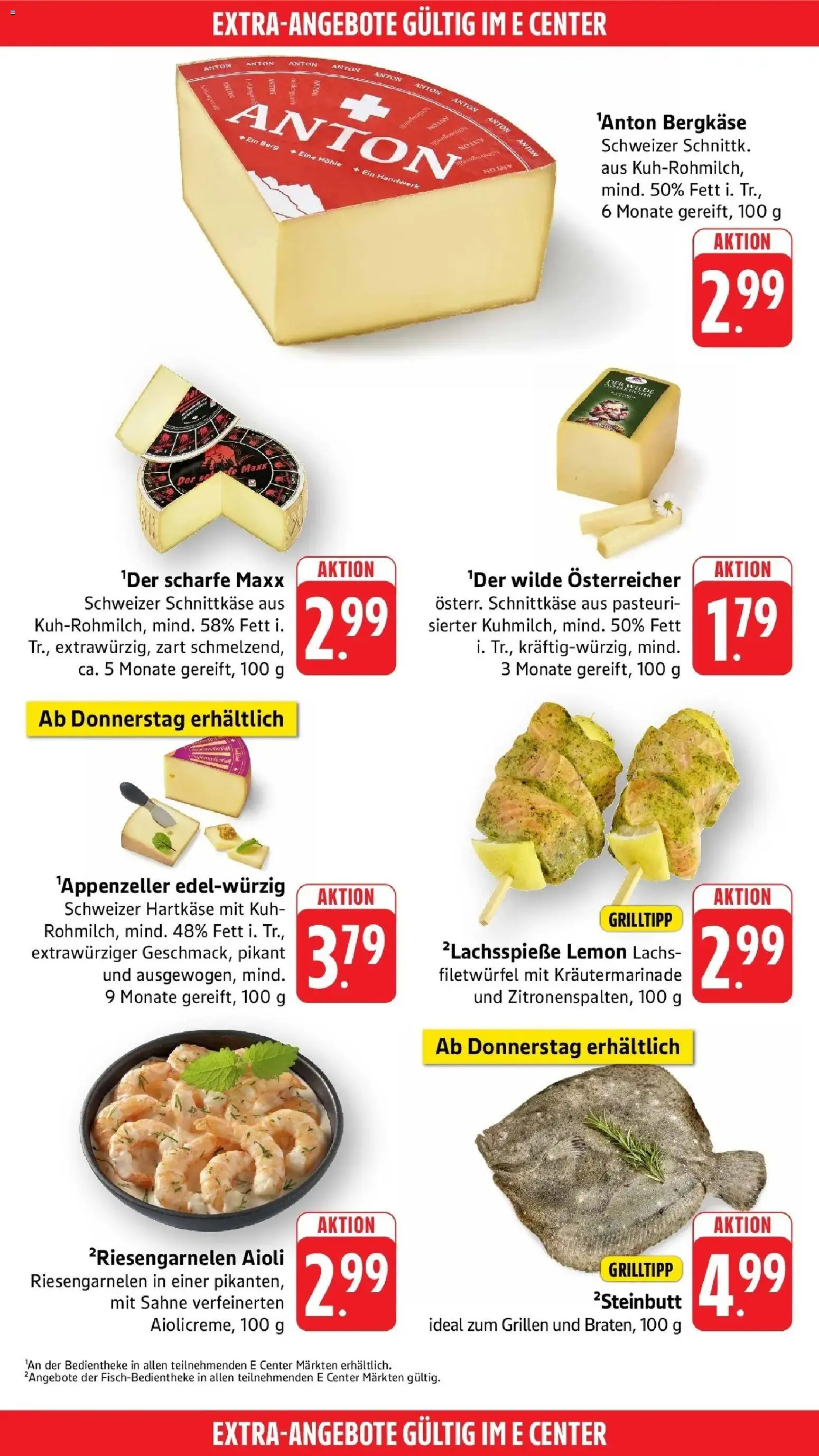 E center - E center: Wochenangebote – gültig ab 28.06.2026 | Seite: 47 | Produkte: Lachs, Sahne
