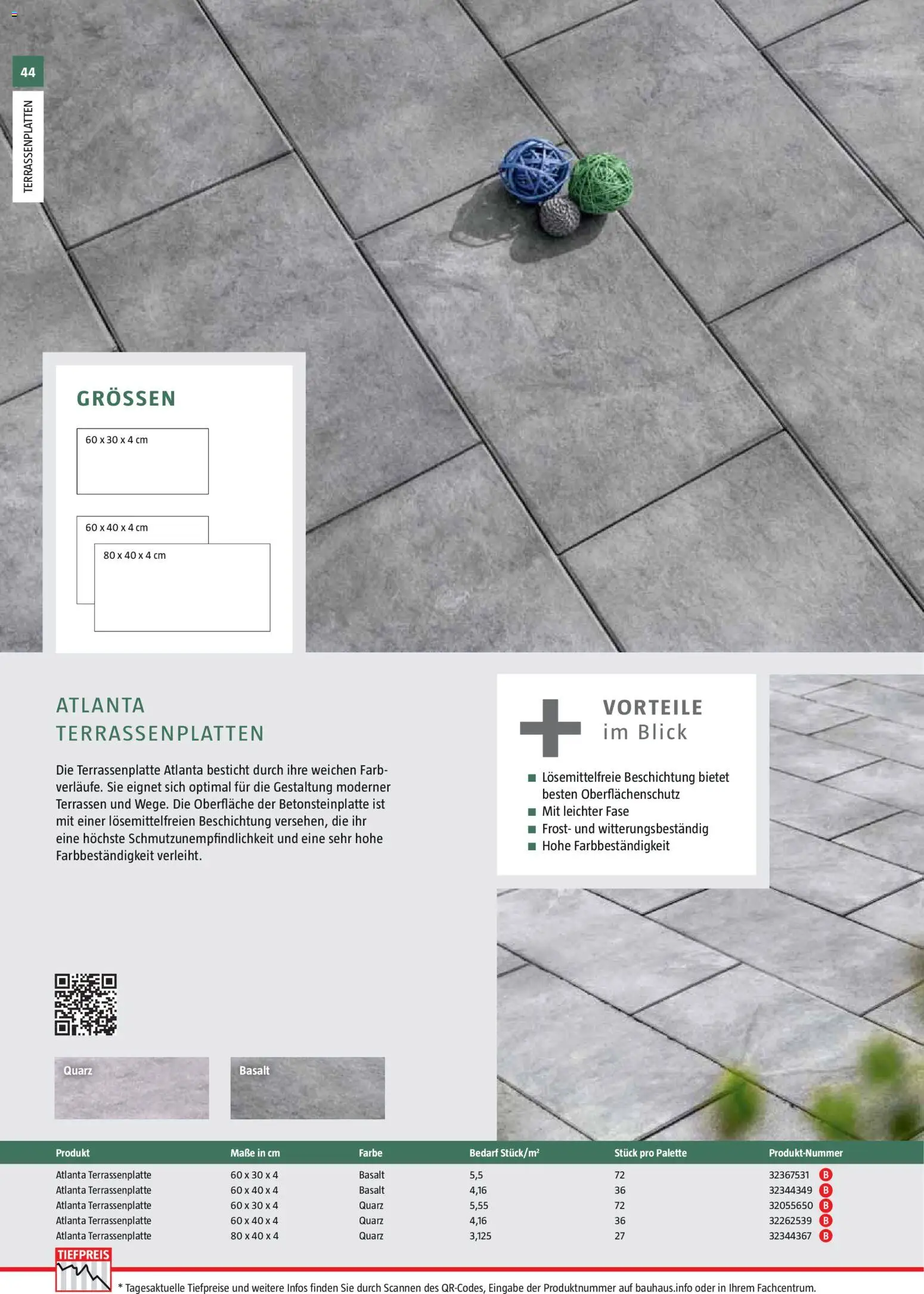 Bauhaus Gartenbaumaterialien 2026 – gültig ab 02.03.2026 | Seite: 44