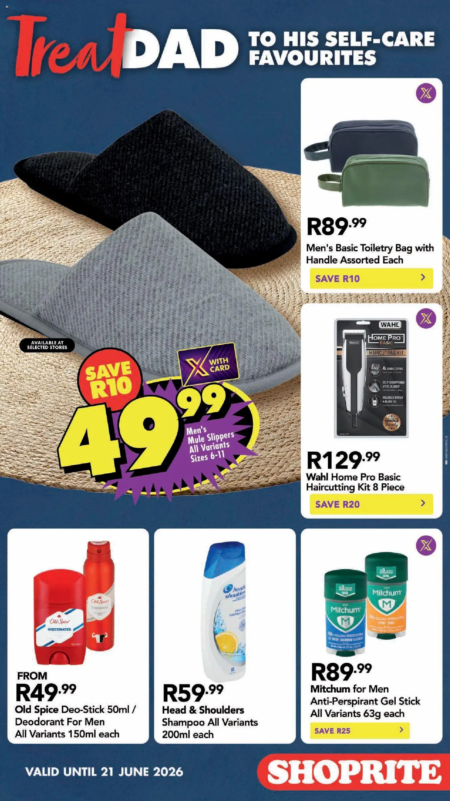 New Shoprite catalogue – valid from 15.06.2026 | Page: 3 | Products: Bag, Oil, Shampoo, Deodorant