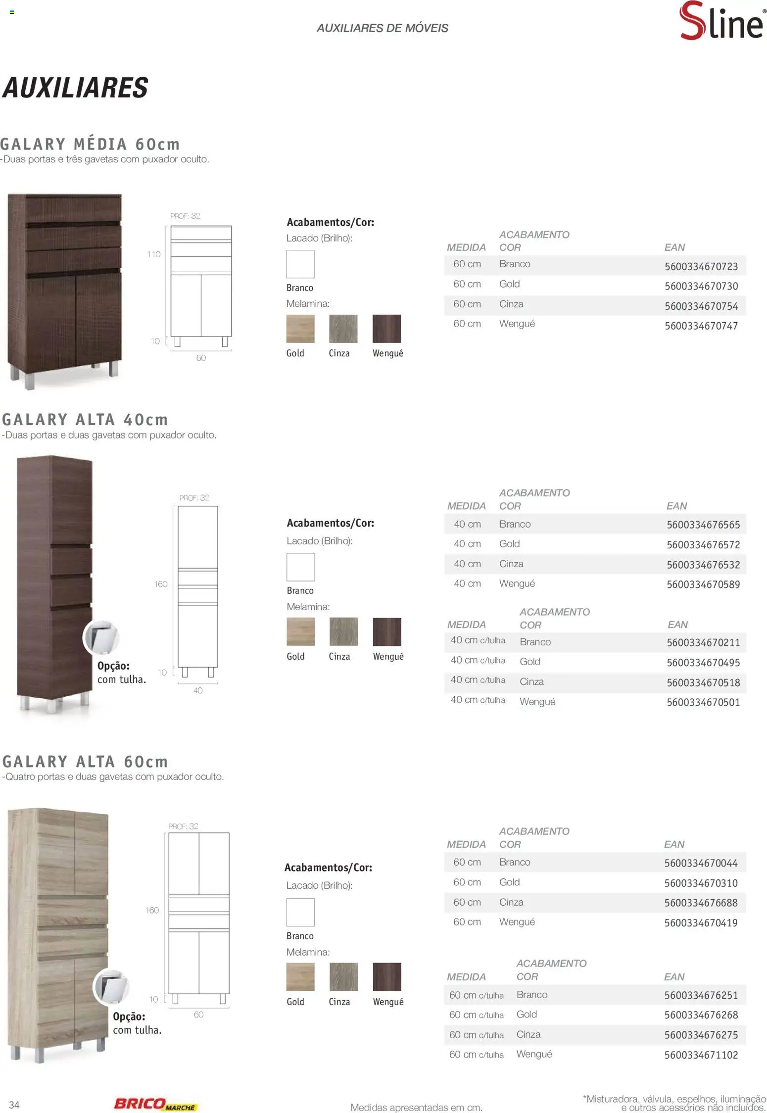 BricoMarché Catálogo de Inspiração Banho │ válido de 15.06.2026 | Página: 34 | Produtos: Portas