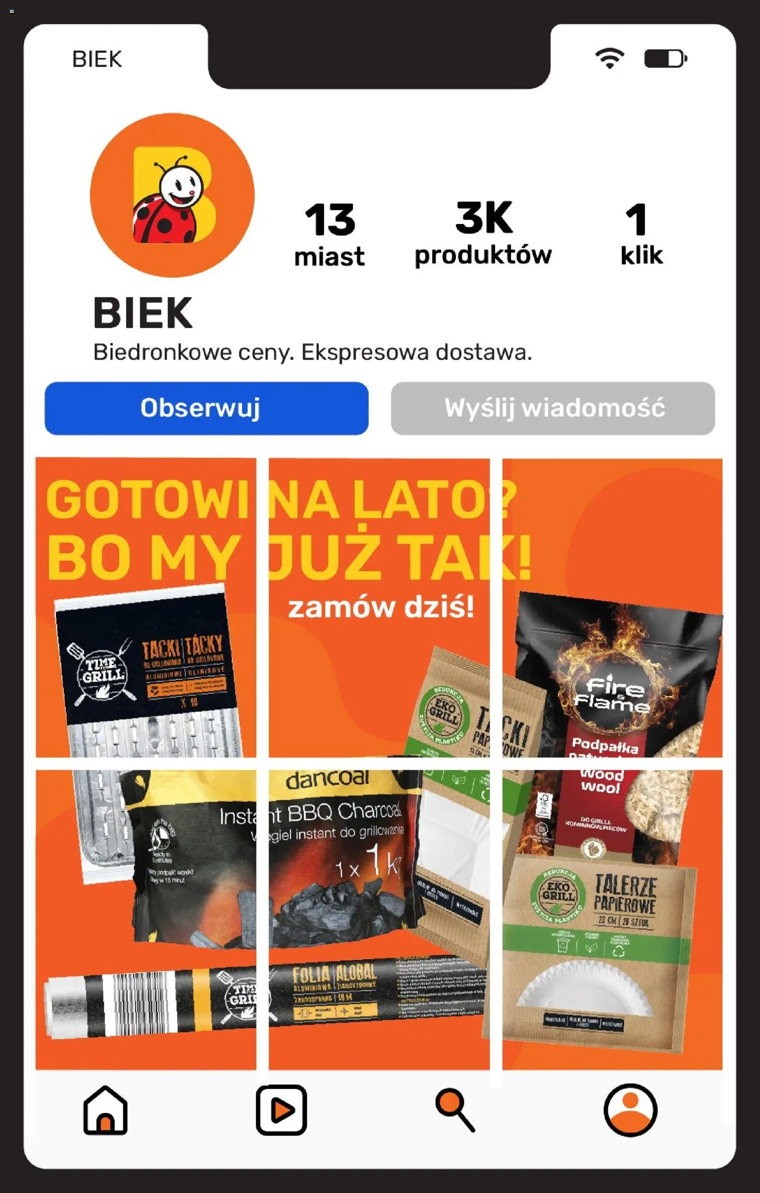 Biedronka gazetka - Biek od 30.04.2026 | Strona: 7 | Produkty: Starter, Grill, Talerze