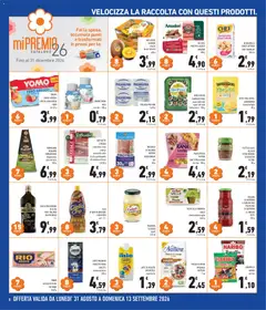 Anteprima del volantino Conad volantino Convenienza Più Campania valido a partire dal 02/09/2026 | Pagina: 6 | Prodotti: Kiwi, Latte, Besciamella, Senza lattosio