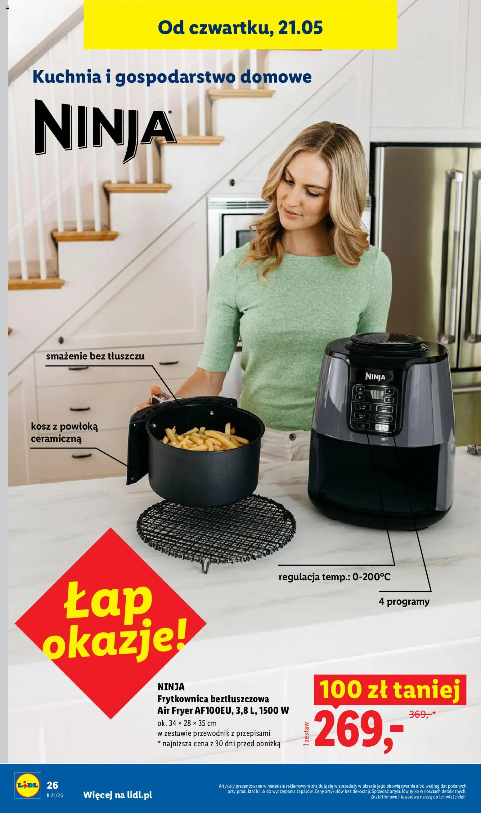 Lidl Katalog od 18.05.2026 | Strona: 30 | Produkty: Frytkownica, Frytkownica beztłuszczowa, Kosz