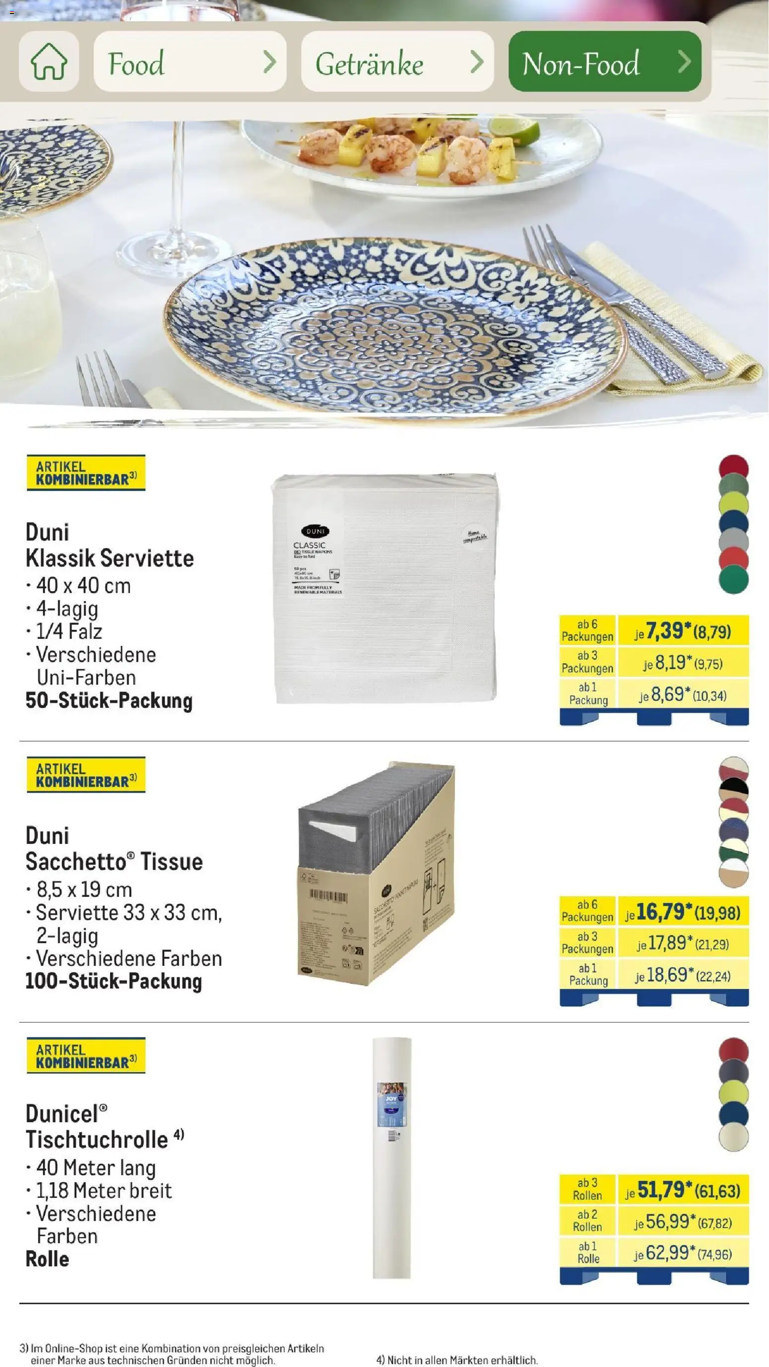Metro Saisonkatalog Outdoor Dining – gültig ab 01.06.2026 | Seite: 90