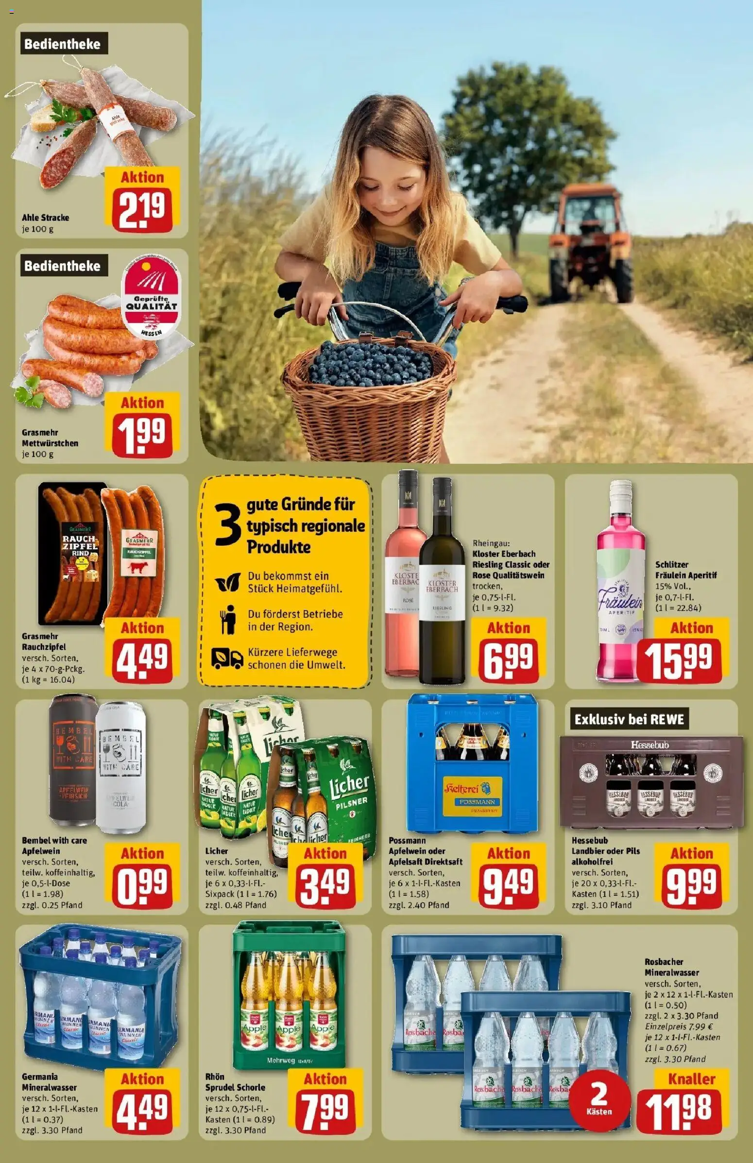 REWE Prospekt ab 24.08.2026 zum Blättern » Angebote | Seite: 21 | Produkte: Cola, Pils, Apfelsaft, Mineralwasser