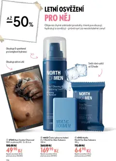 Náhled letáku Oriflame katalog č. 10/2026 od 08.07.2026 | Strana: 136 | Produkty: Pěna na holení, Mýdlo, Mycí houba, Panthenol