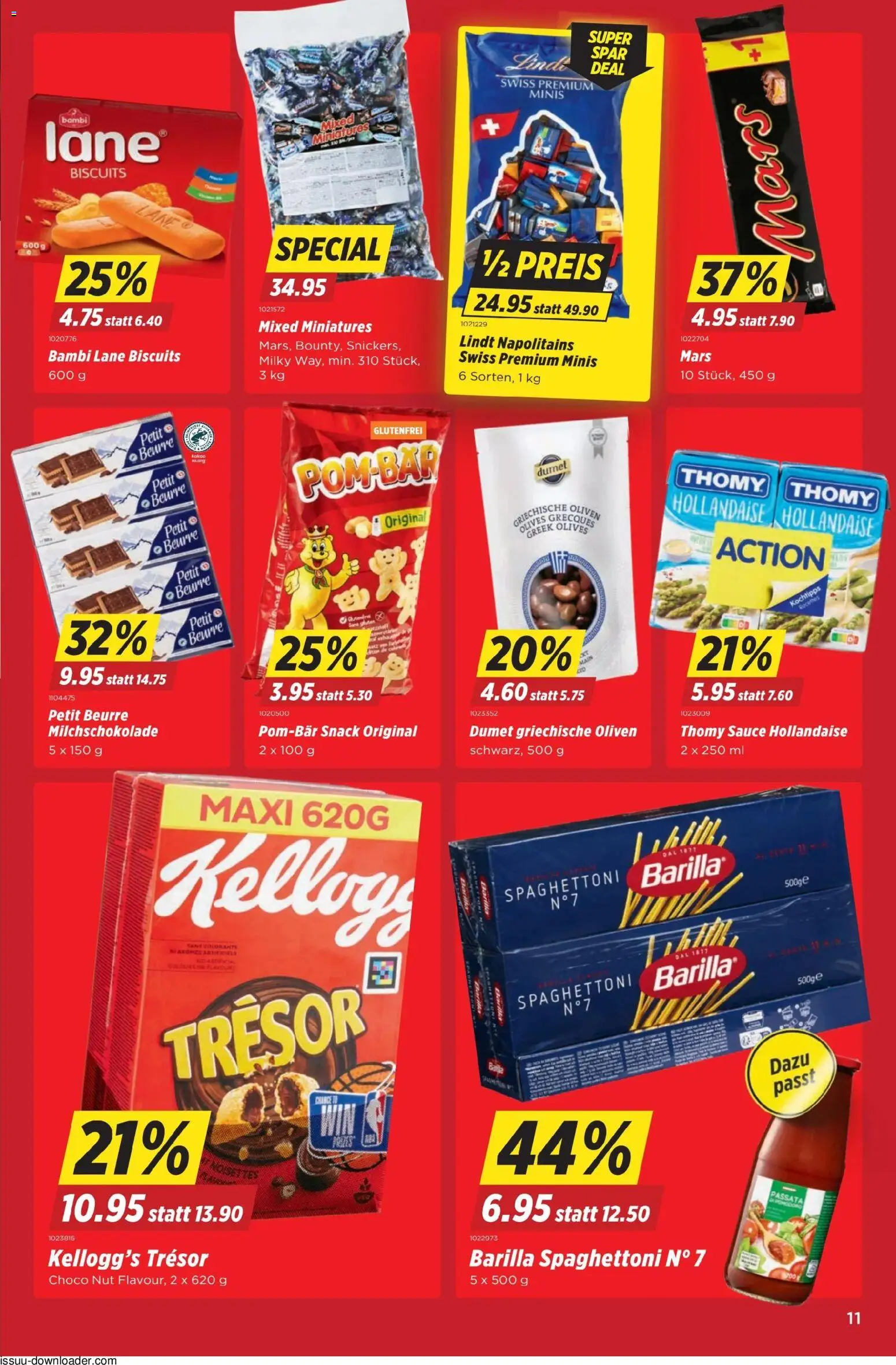 Denner aktionen – gültig ab 28.05.2026 | Seite: 11 | Produkte: Barilla, Mars