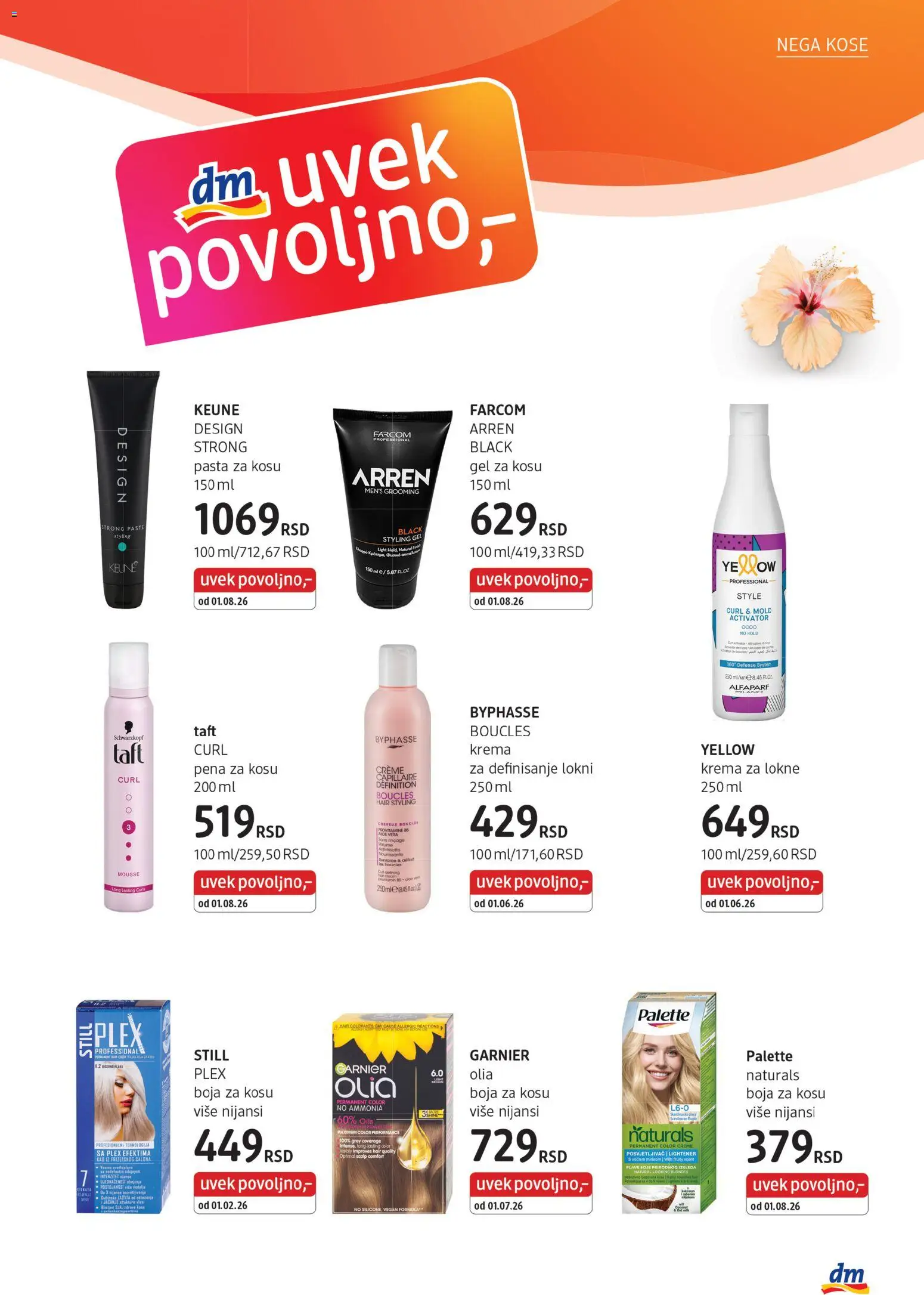 DM Drogerie katalog - važi od 01.09.2026 | Strana: 17 | Proizvode: Aloe vera, Garnier, Pena, Krema
