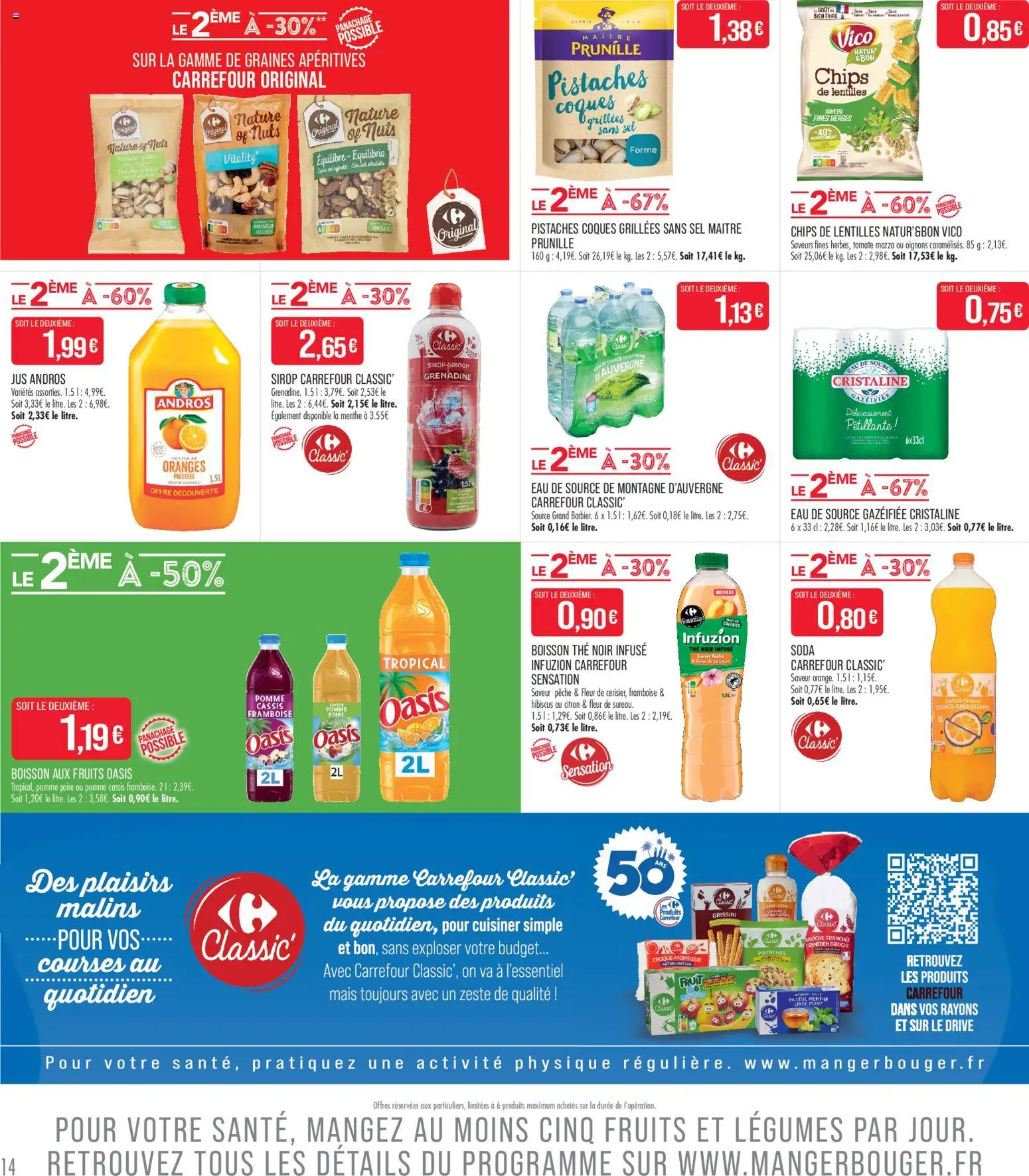 {H1} | Page: 14 | Produits: Cassis, Pêche, Poire, Eau de source