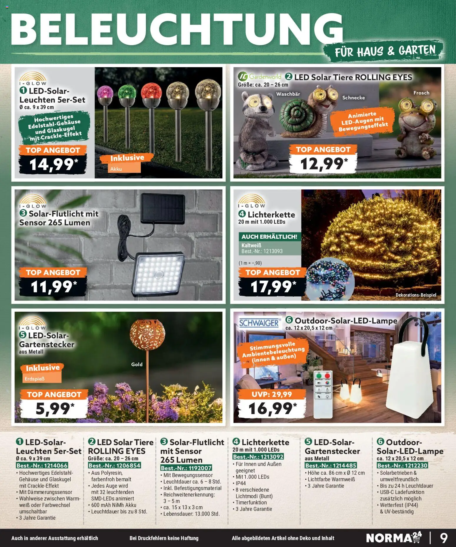 Norma Bestellmagazin Mai 2026 – gültig ab 08.05.2026 | Seite: 9