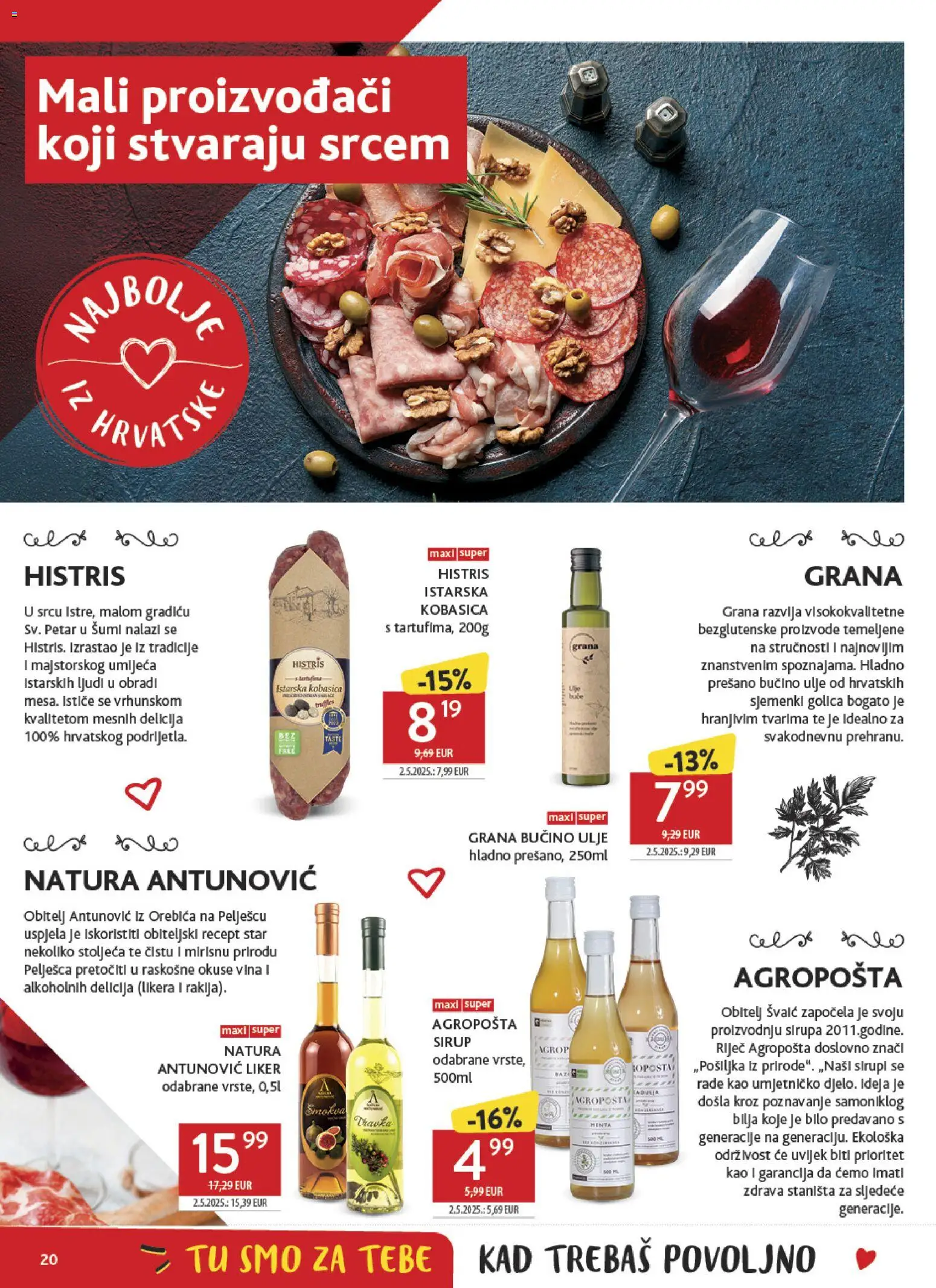 Konzum HR akciós ujság - amely érvényes a következő dátumtól: 2026.08.12. | Oldal: 20