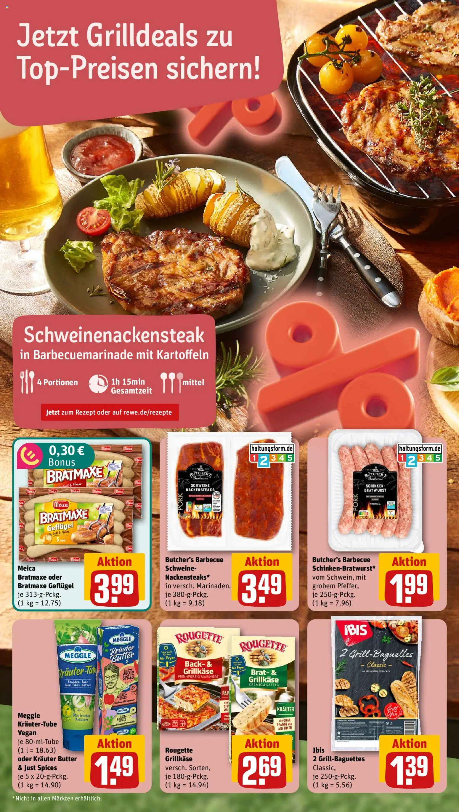 Rewe Prospekt 	 – gültig ab 11.05.2026 | Seite: 4 | Produkte: Grill, Butter, Meica, Schinken