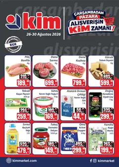 26 Ağustos 2026 tarihinden itibaren geçerli olan Kim Market kataloğu önizlemesi