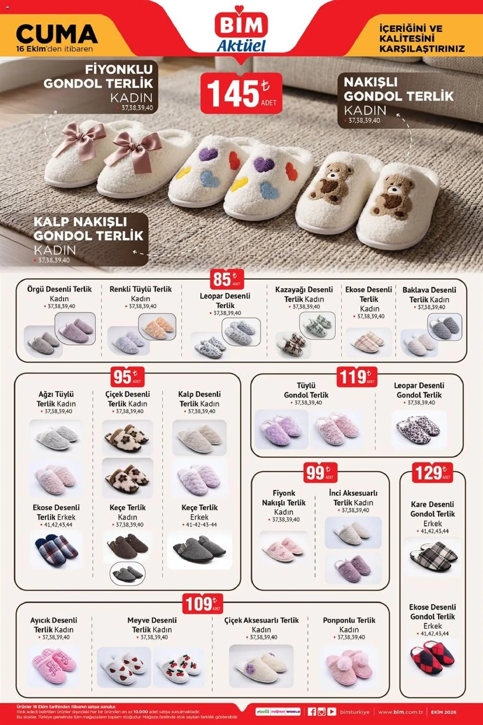 BİM - Katalog Cuma - 16 Ekim 2026 tarihinden itibaren geçerlidir | Sayfa: 2