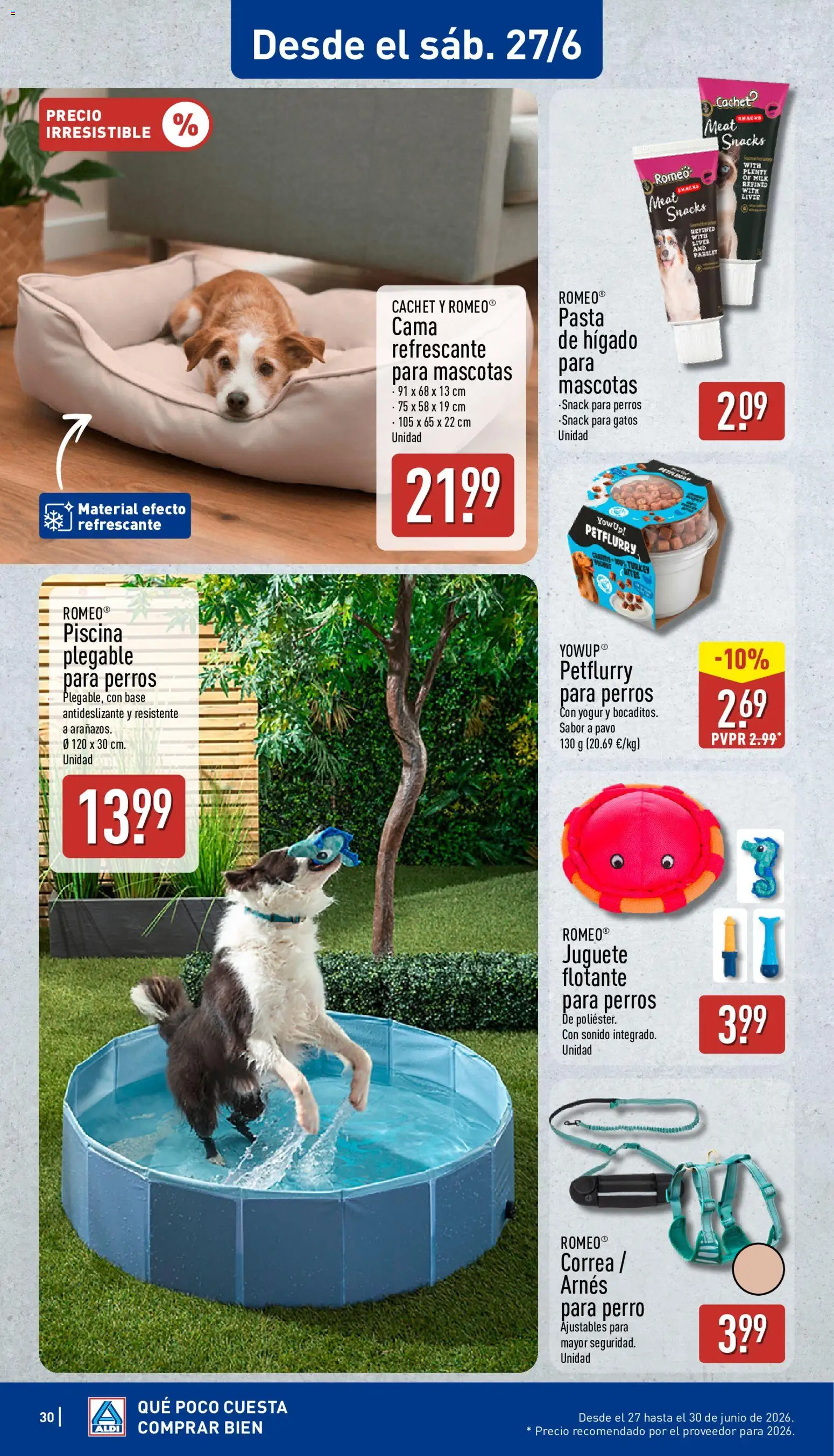Aldi folleto Canarias │ válido desde el 22.06.2026 | Página: 30 | Productos: Yogur, Pasta, Cama
